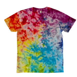 EARTH POSITIVE ICY MOTTLED RAINBOW ADULTS TEES