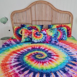 ICY RAINBOW SWIRL COTTON KING DOONA/DUVET COVER- LAST ONE!