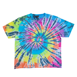 5XL & RAINBOW/BLACK SWIRL SHIRT