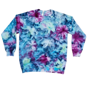 ICY BLUES & PURPLE FLOW ADULT'S JUMPER - SZ 2XL